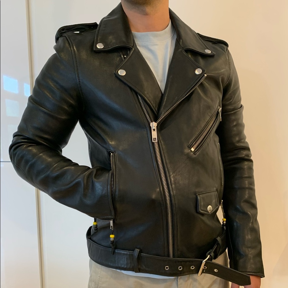 BLK DNM Leather Jacket Size M (38-40)